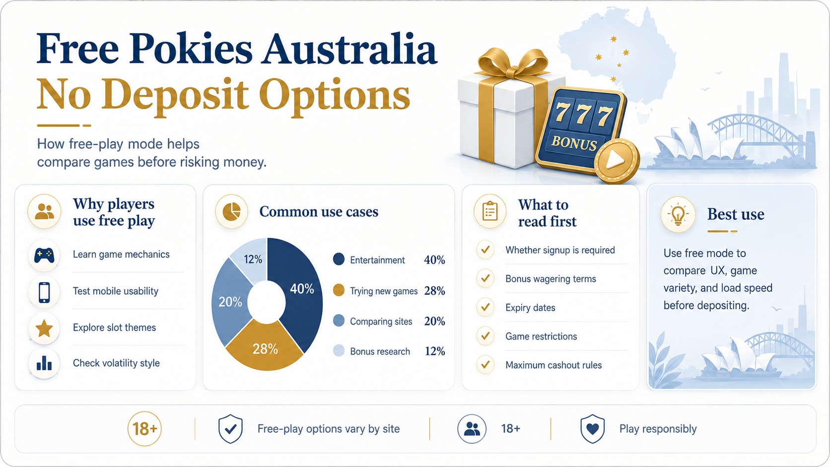 Free pokies Australia and no deposit options